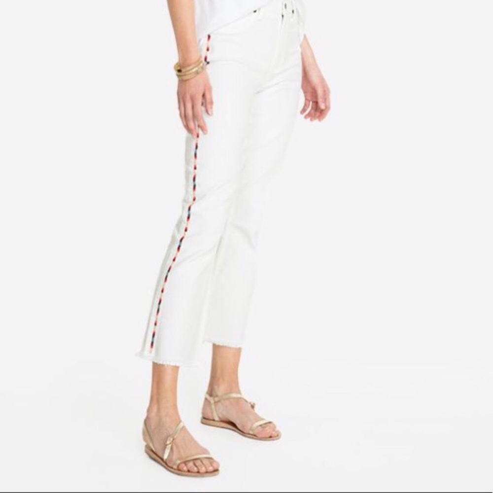 Johnny Was Kendra Embroidered Baby Boot Jeans
